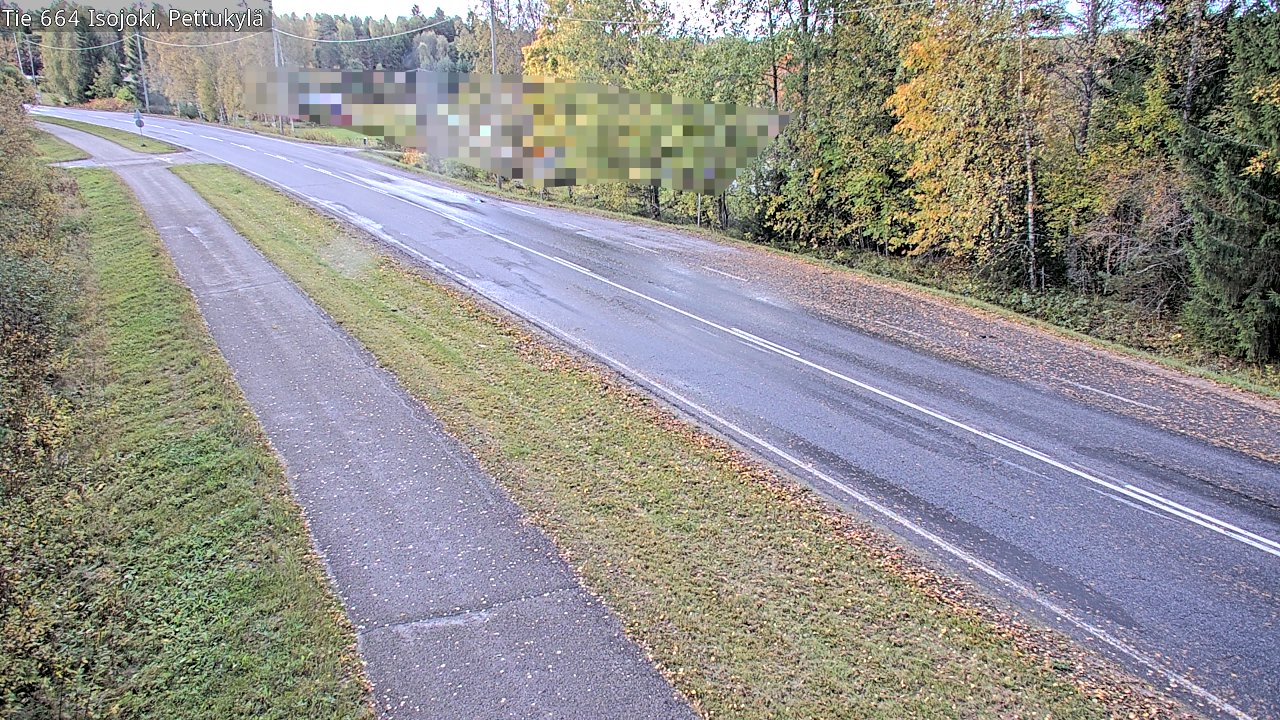 Weather Camera Image Road 664 Isojoki Pettukylä, Isojoki, Etelä-Pohjanmaa