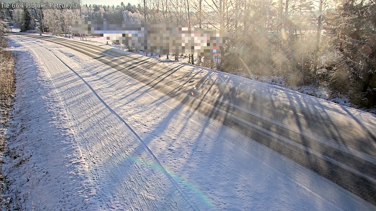 Weather Camera Image Road 664 Isojoki Pettukylä, Isojoki, Etelä-Pohjanmaa