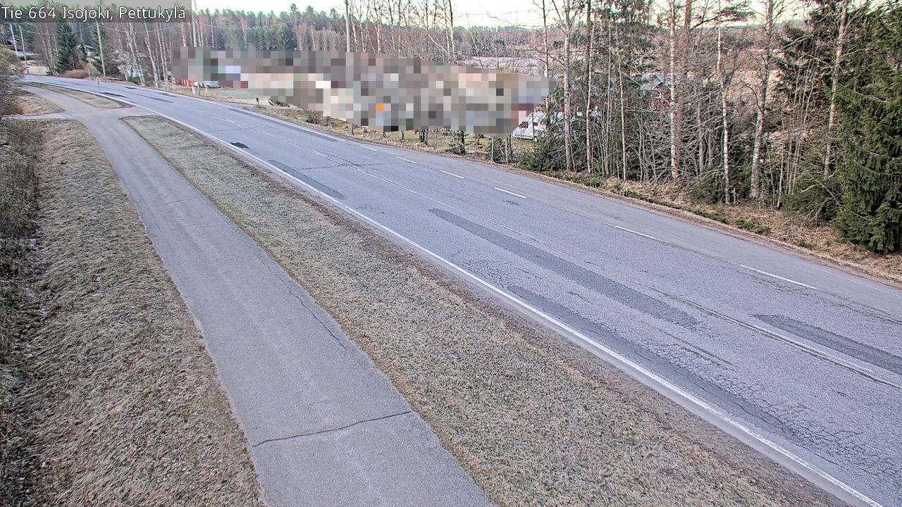 Weather Camera Image Väg 664 Storå Pettukylä, Isojoki, Etelä-Pohjanmaa