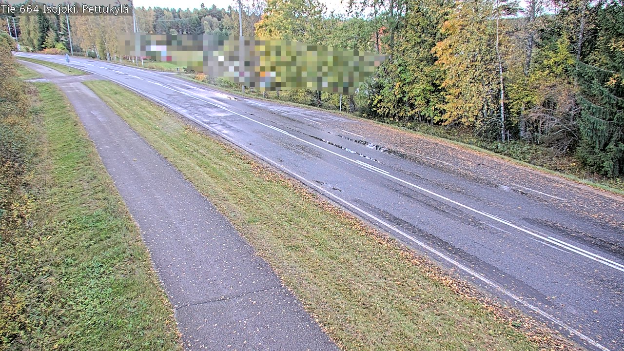 Weather Camera Image Road 664 Isojoki Pettukylä, Isojoki, Etelä-Pohjanmaa