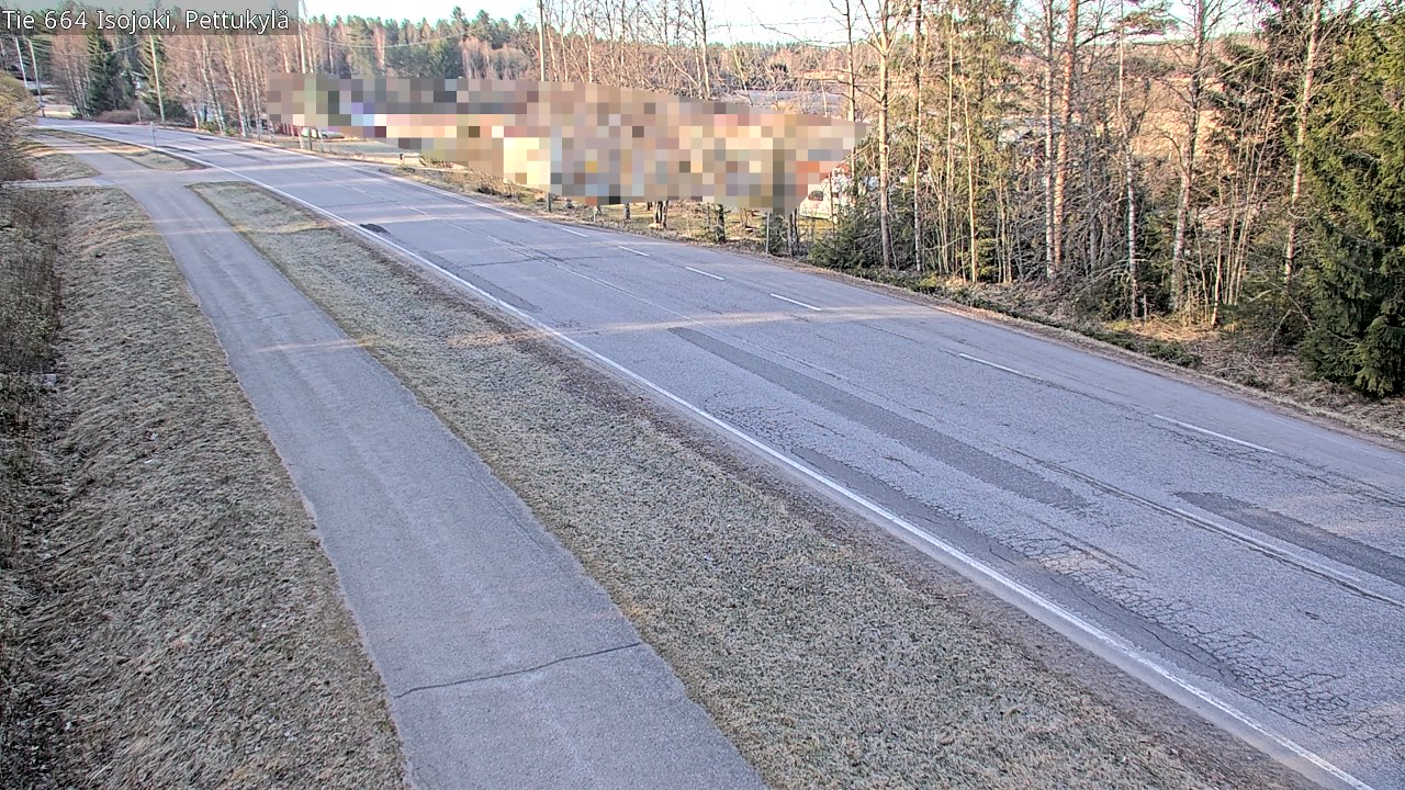 Weather Camera Image Väg 664 Storå Pettukylä, Isojoki, Etelä-Pohjanmaa
