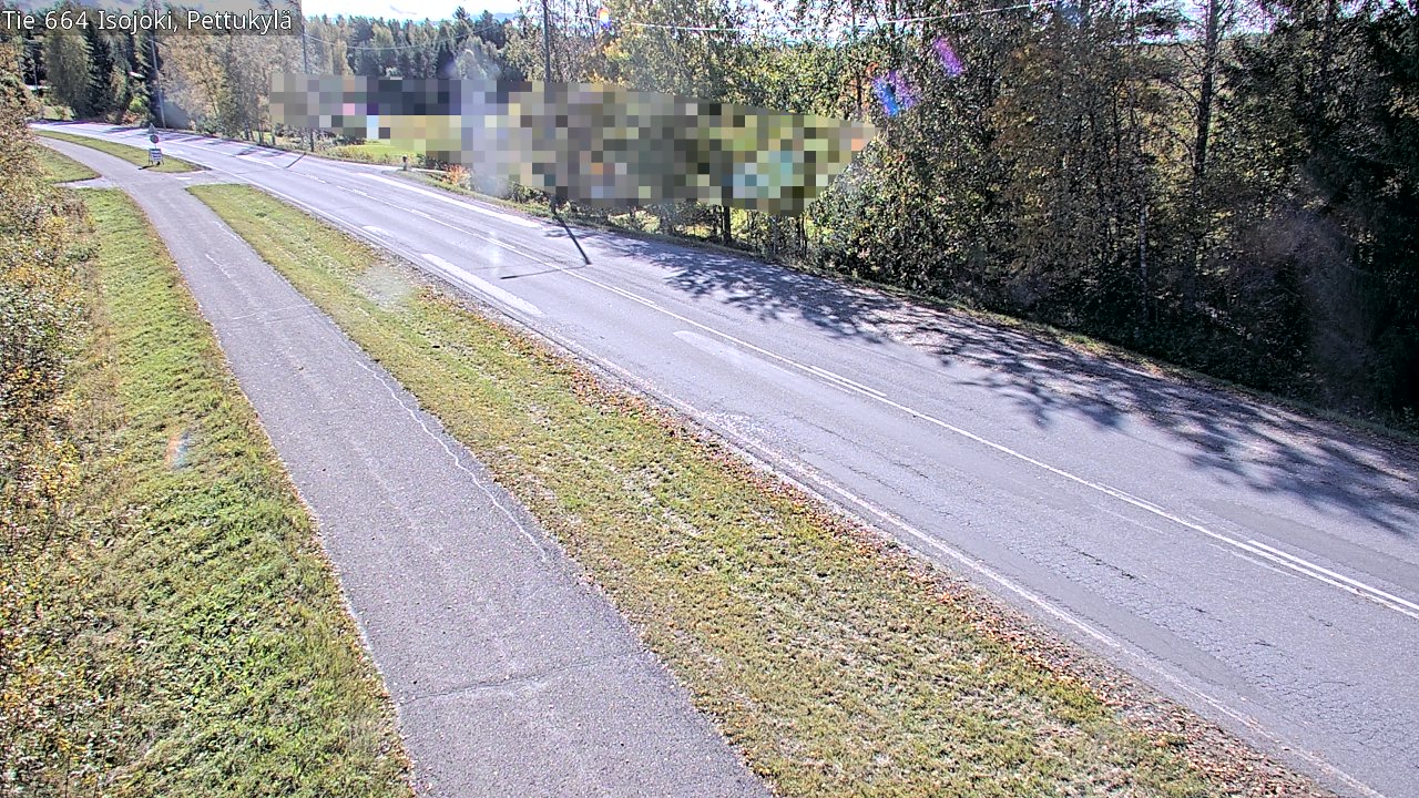 Weather Camera Image Road 664 Isojoki Pettukylä, Isojoki, Etelä-Pohjanmaa