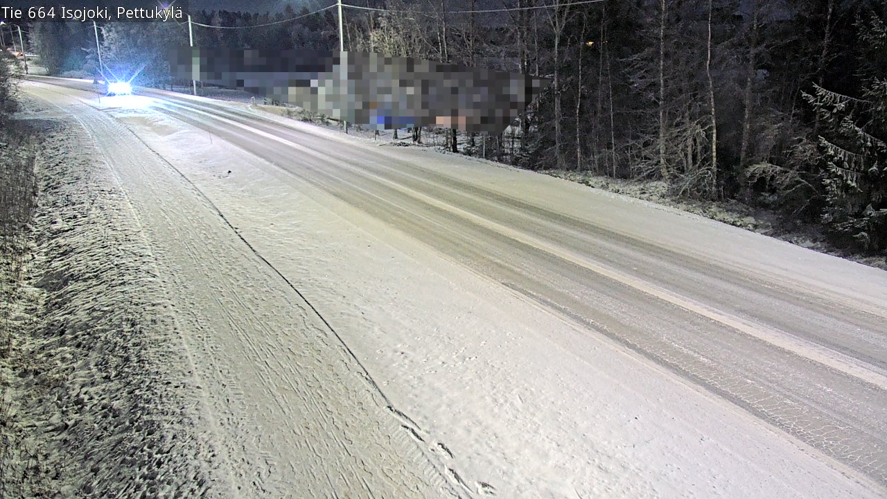Weather Camera Image Road 664 Isojoki Pettukylä, Isojoki, Etelä-Pohjanmaa