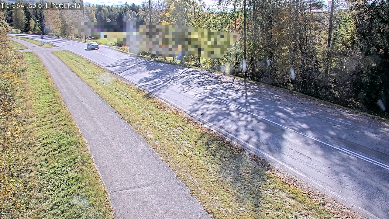 Weather Camera Image Väg 664 Storå Pettukylä, Isojoki, Etelä-Pohjanmaa