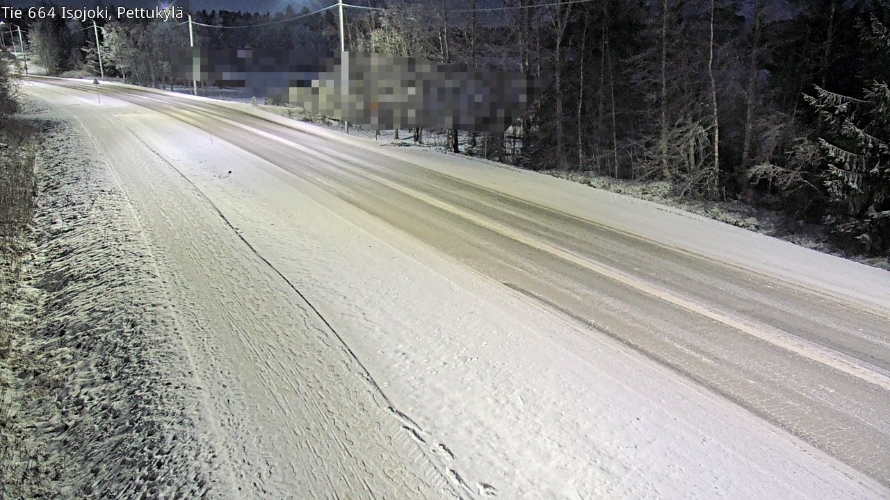 Weather Camera Image Väg 664 Storå Pettukylä, Isojoki, Etelä-Pohjanmaa