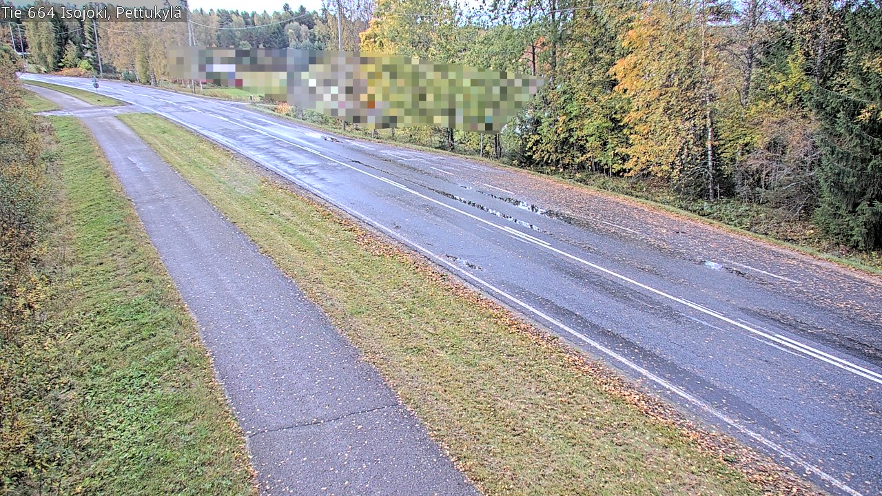 Weather Camera Image Road 664 Isojoki Pettukylä, Isojoki, Etelä-Pohjanmaa