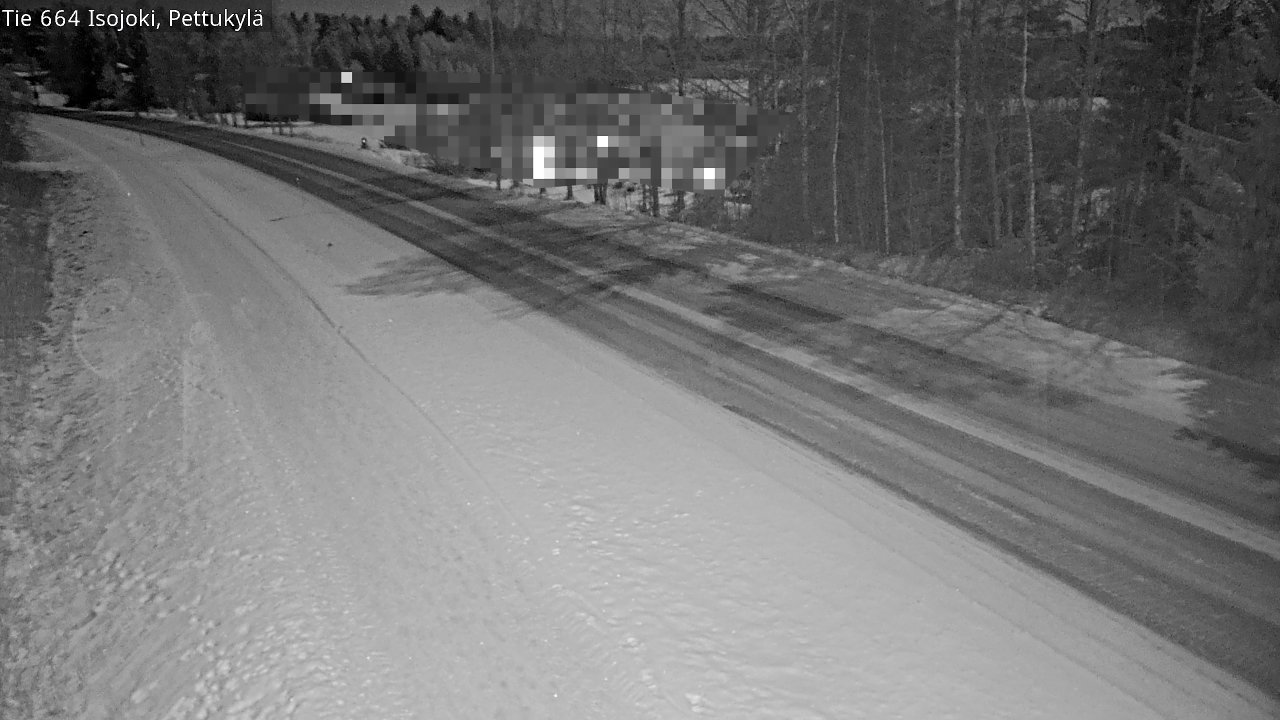 Weather Camera Image Road 664 Isojoki Pettukylä, Isojoki, Etelä-Pohjanmaa