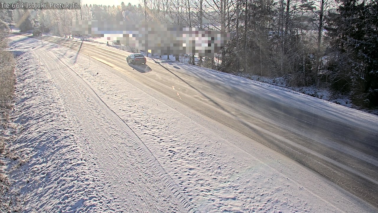 Weather Camera Image Road 664 Isojoki Pettukylä, Isojoki, Etelä-Pohjanmaa