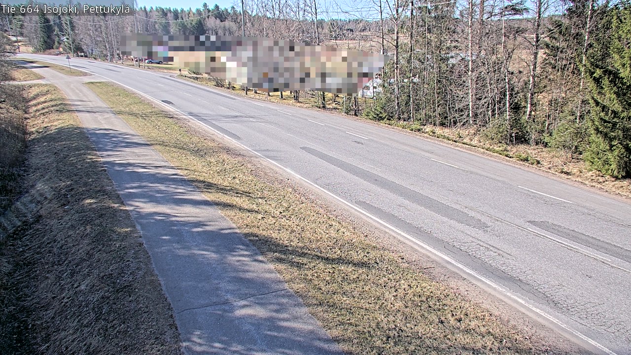 Weather Camera Image Väg 664 Storå Pettukylä, Isojoki, Etelä-Pohjanmaa