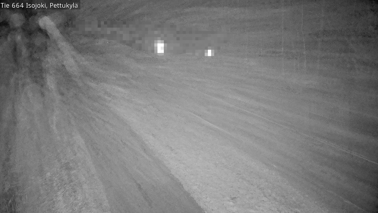 Weather Camera Image Road 664 Isojoki Pettukylä, Isojoki, Etelä-Pohjanmaa