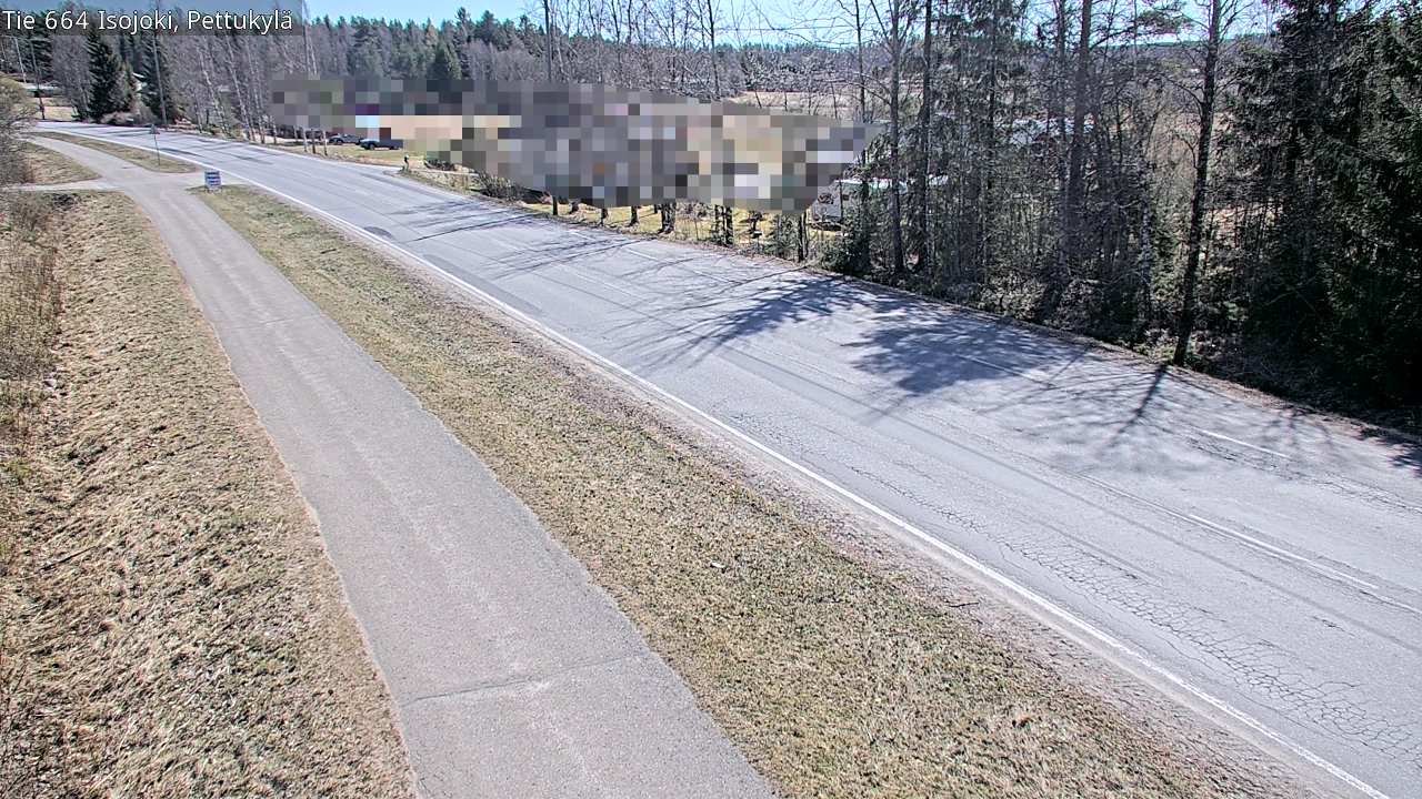 Weather Camera Image Väg 664 Storå Pettukylä, Isojoki, Etelä-Pohjanmaa