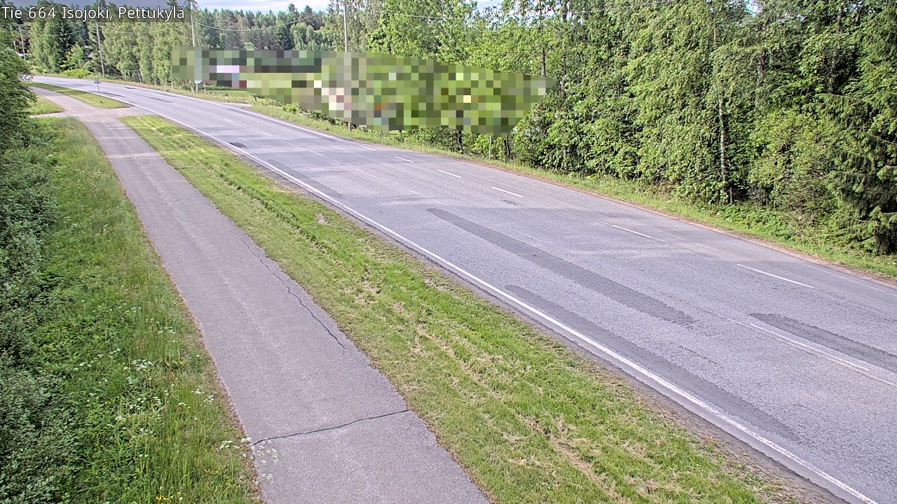 Weather Camera Image Väg 664 Storå Pettukylä, Isojoki, Etelä-Pohjanmaa