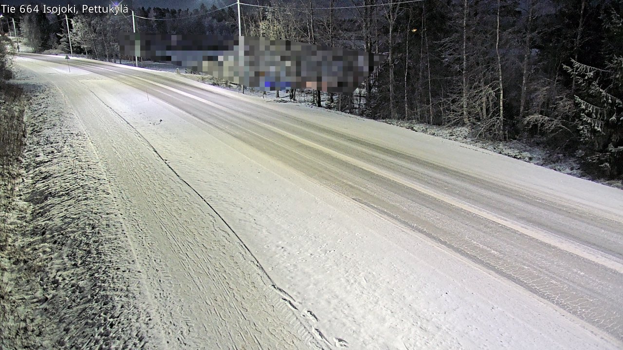 Weather Camera Image Road 664 Isojoki Pettukylä, Isojoki, Etelä-Pohjanmaa