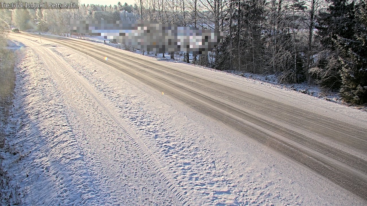 Weather Camera Image Road 664 Isojoki Pettukylä, Isojoki, Etelä-Pohjanmaa