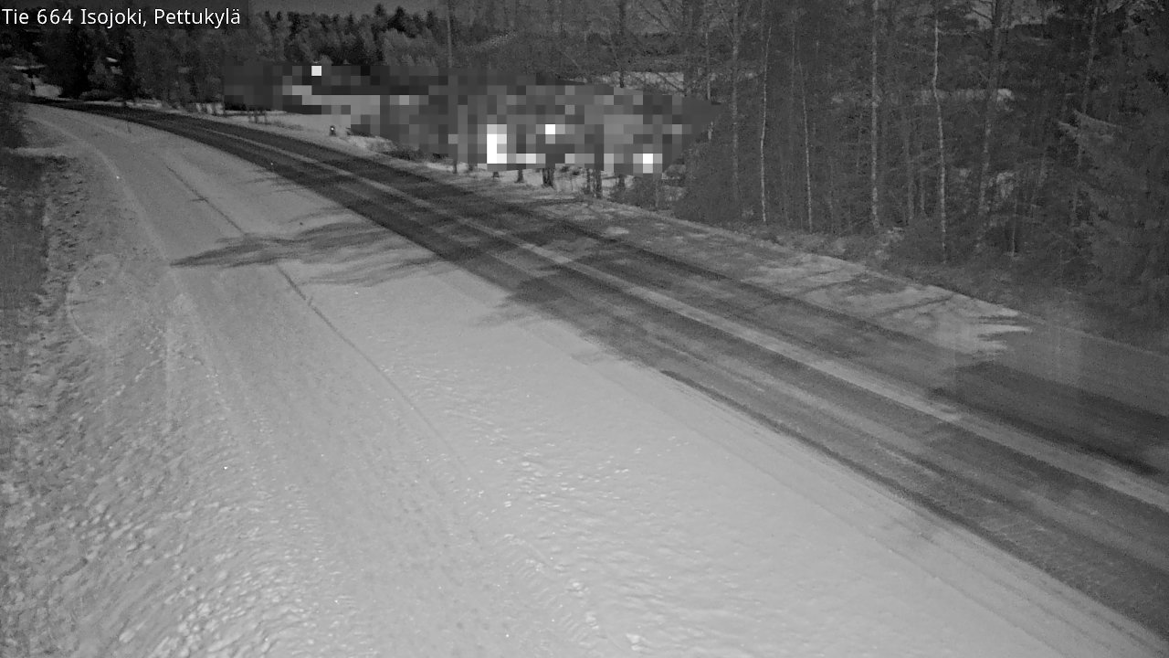 Weather Camera Image Road 664 Isojoki Pettukylä, Isojoki, Etelä-Pohjanmaa