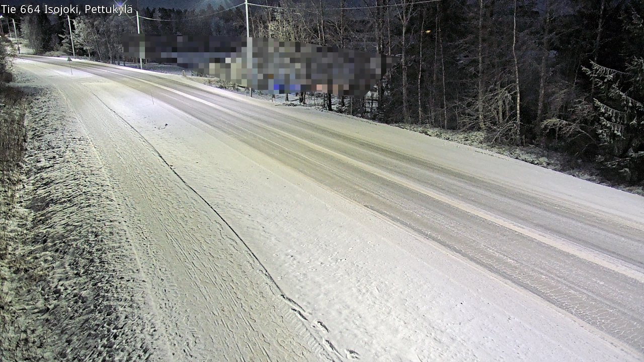 Weather Camera Image Road 664 Isojoki Pettukylä, Isojoki, Etelä-Pohjanmaa