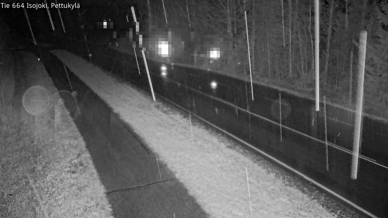 Weather Camera Image Väg 664 Storå Pettukylä, Isojoki, Etelä-Pohjanmaa