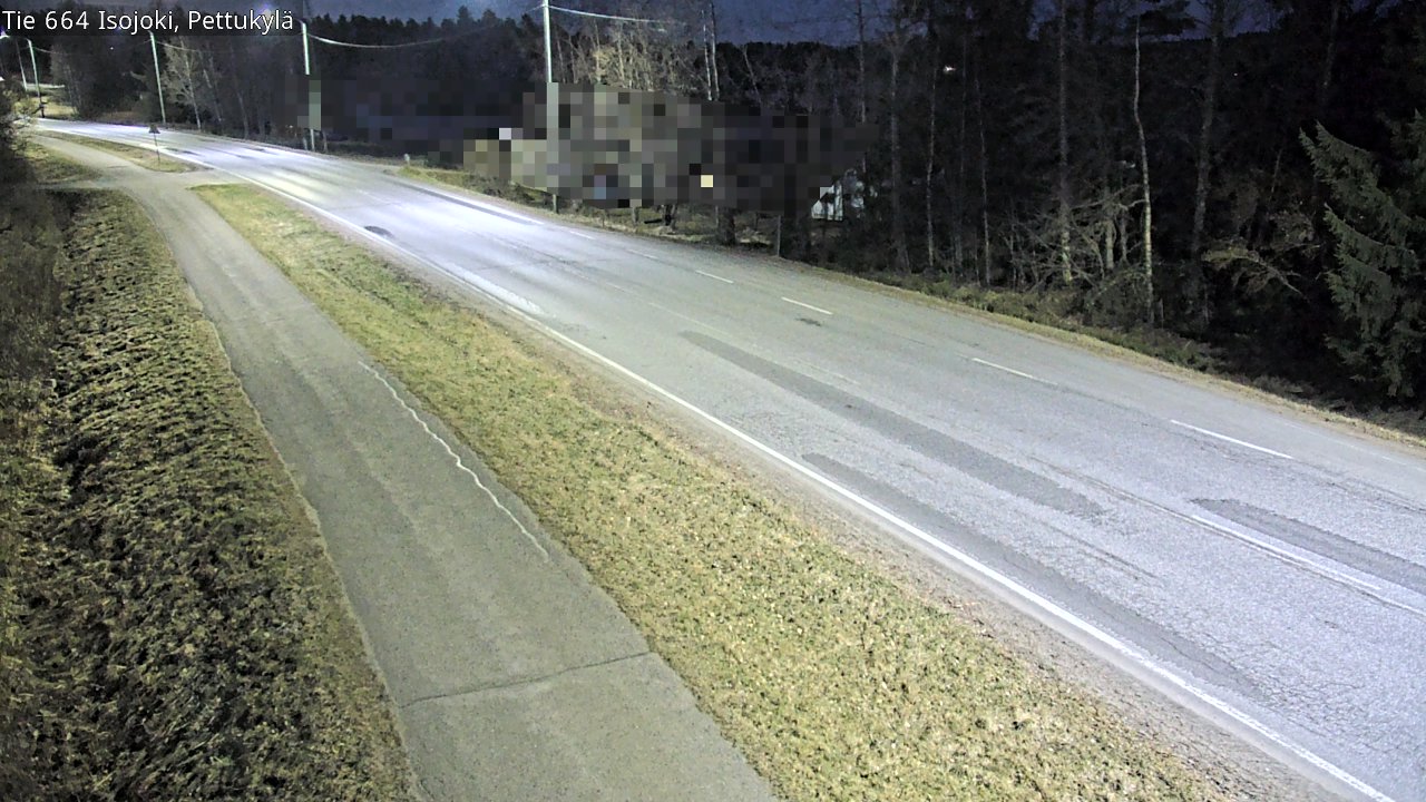 Weather Camera Image Väg 664 Storå Pettukylä, Isojoki, Etelä-Pohjanmaa