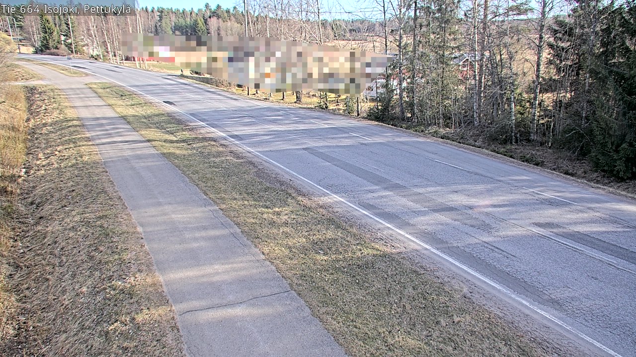 Weather Camera Image Väg 664 Storå Pettukylä, Isojoki, Etelä-Pohjanmaa