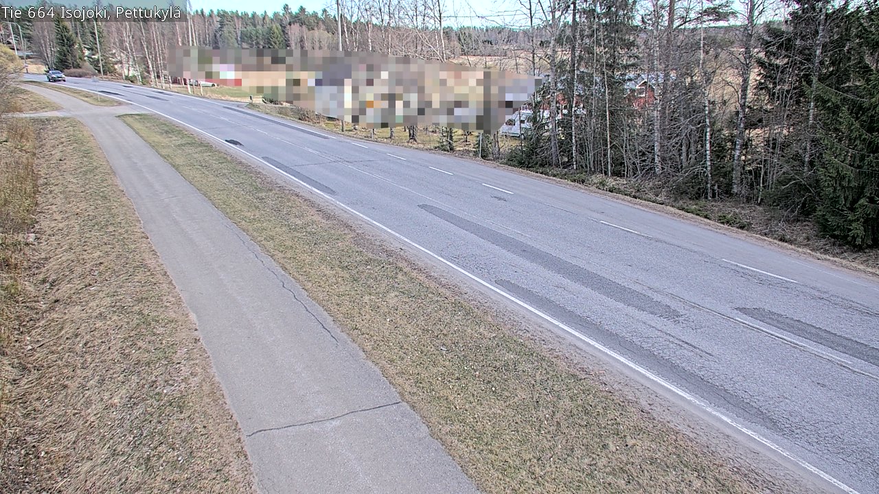 Weather Camera Image Väg 664 Storå Pettukylä, Isojoki, Etelä-Pohjanmaa
