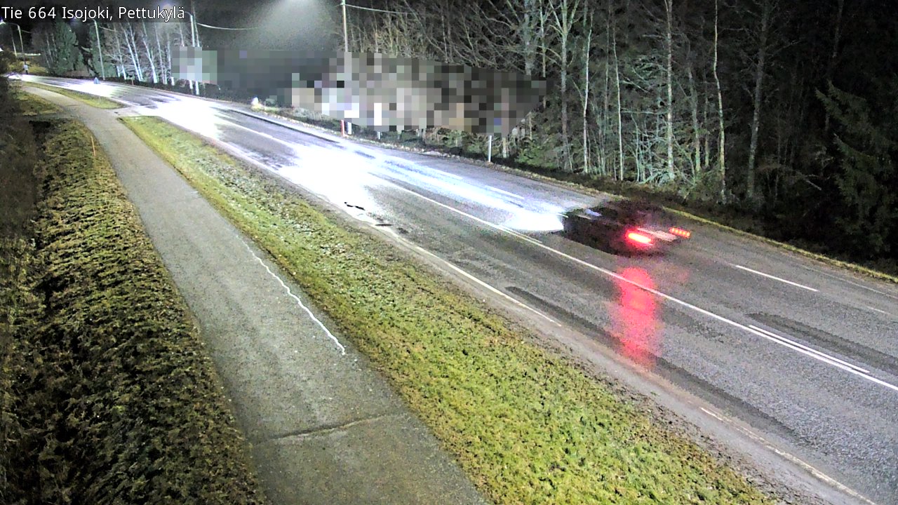 Weather Camera Image Road 664 Isojoki Pettukylä, Isojoki, Etelä-Pohjanmaa