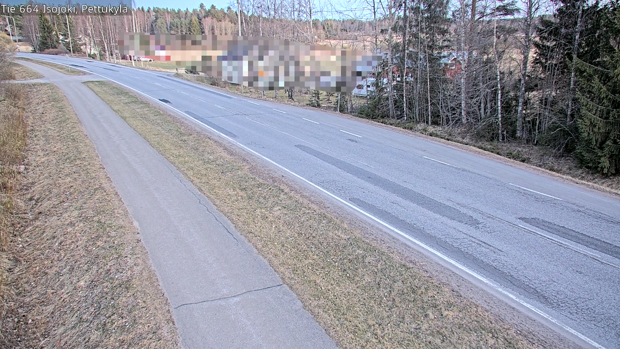 Weather Camera Image Väg 664 Storå Pettukylä, Isojoki, Etelä-Pohjanmaa