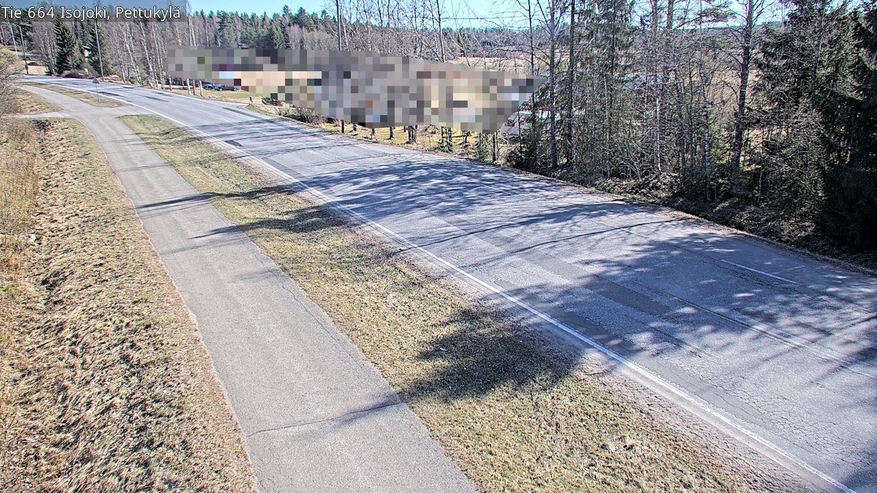 Weather Camera Image Väg 664 Storå Pettukylä, Isojoki, Etelä-Pohjanmaa