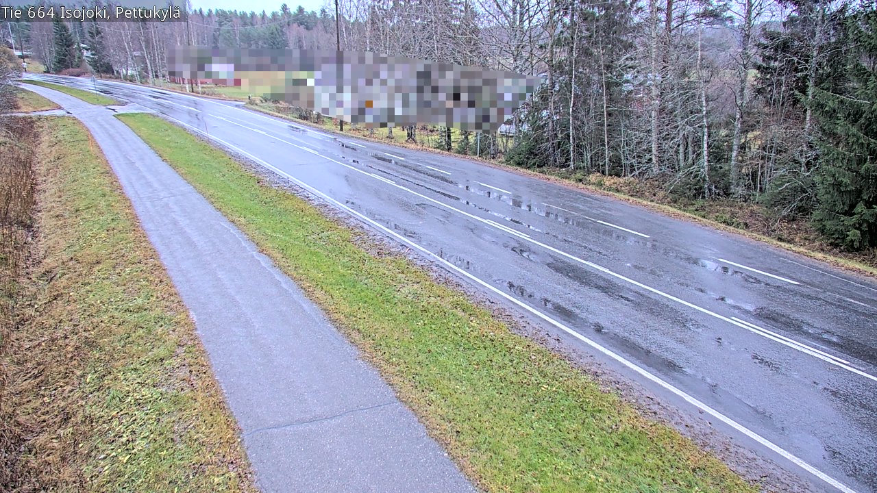 Weather Camera Image Väg 664 Storå Pettukylä, Isojoki, Etelä-Pohjanmaa