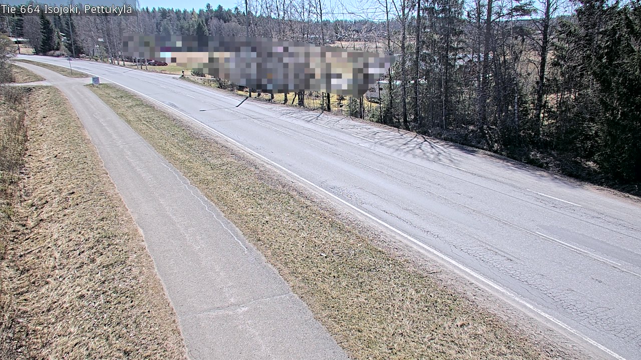 Weather Camera Image Väg 664 Storå Pettukylä, Isojoki, Etelä-Pohjanmaa