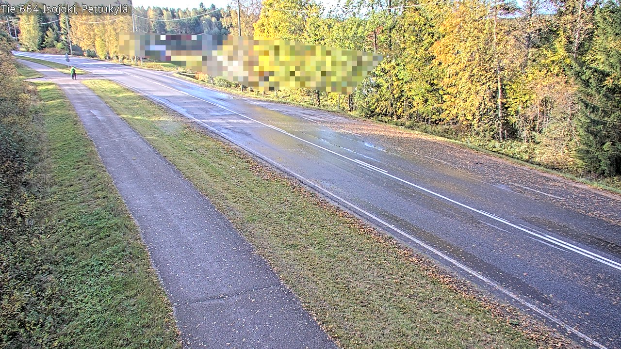 Weather Camera Image Road 664 Isojoki Pettukylä, Isojoki, Etelä-Pohjanmaa