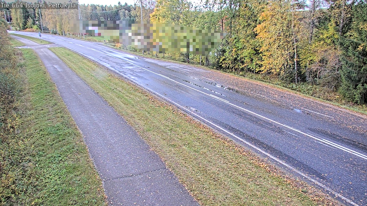 Weather Camera Image Road 664 Isojoki Pettukylä, Isojoki, Etelä-Pohjanmaa