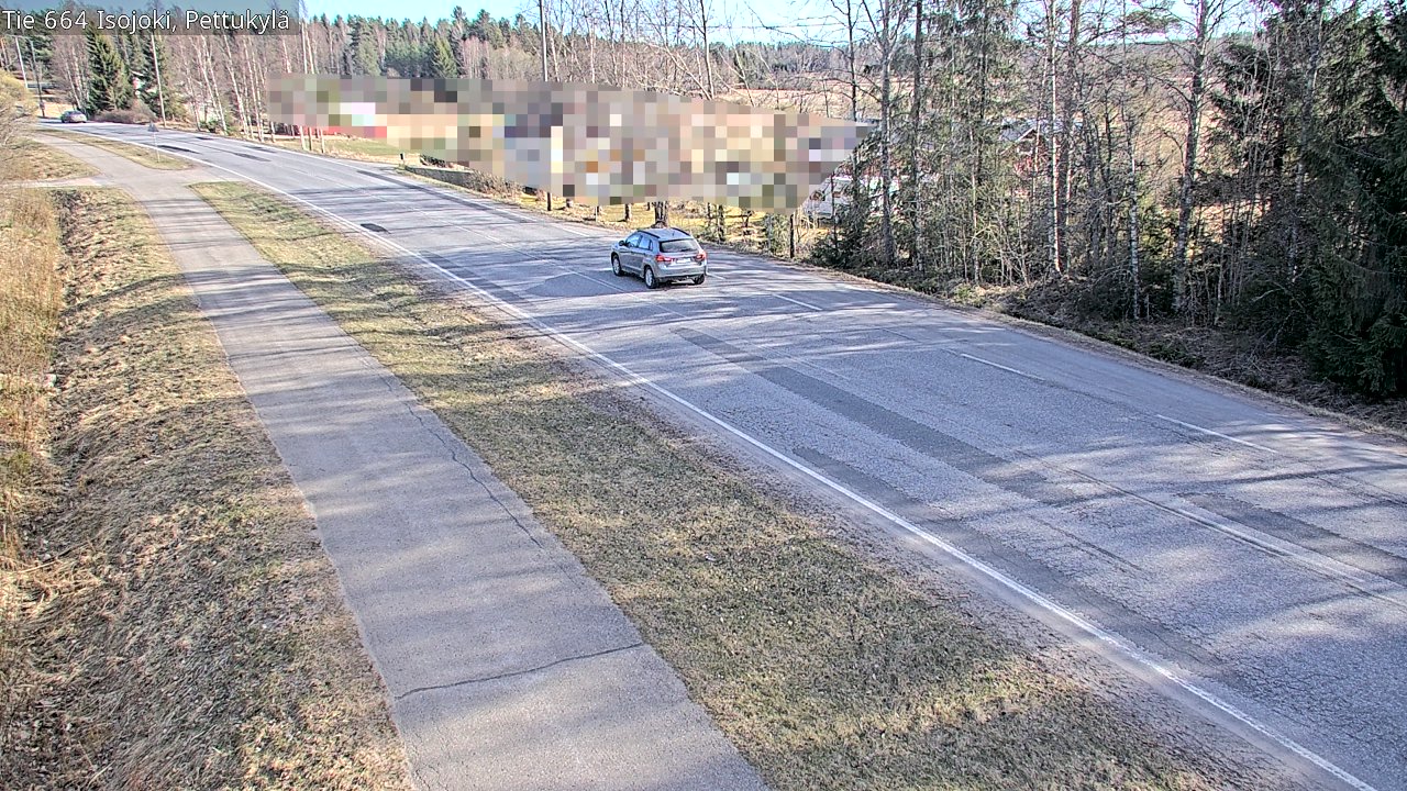 Weather Camera Image Väg 664 Storå Pettukylä, Isojoki, Etelä-Pohjanmaa