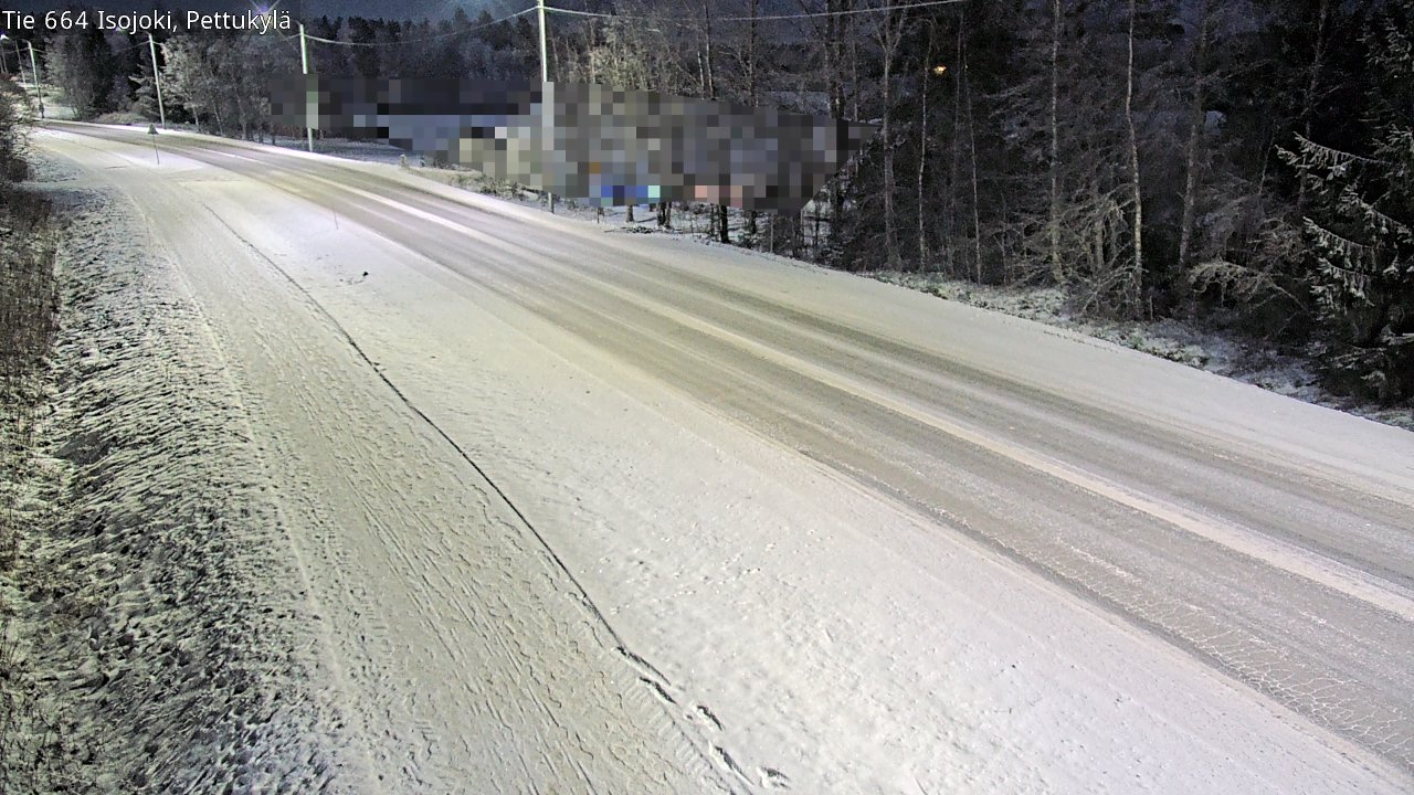 Weather Camera Image Road 664 Isojoki Pettukylä, Isojoki, Etelä-Pohjanmaa