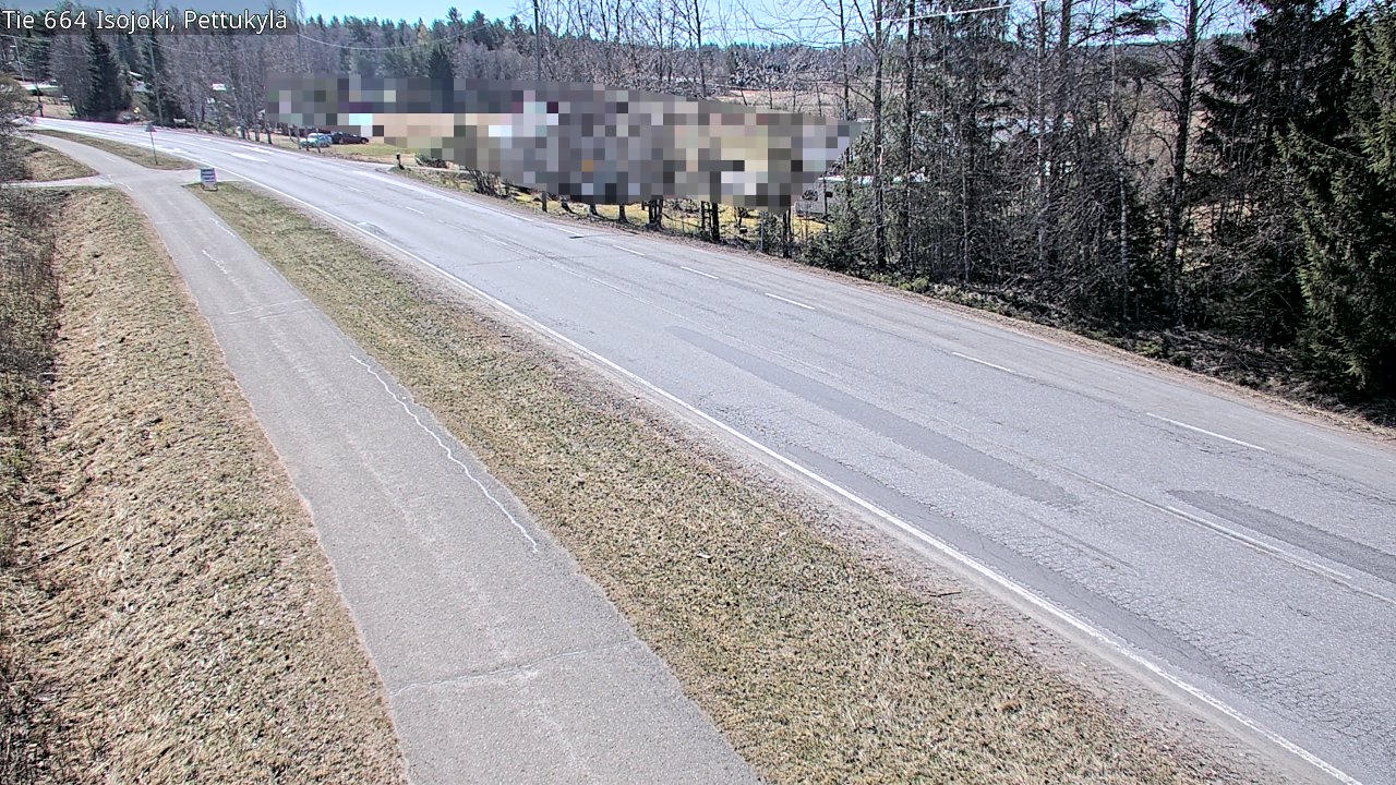 Weather Camera Image Väg 664 Storå Pettukylä, Isojoki, Etelä-Pohjanmaa