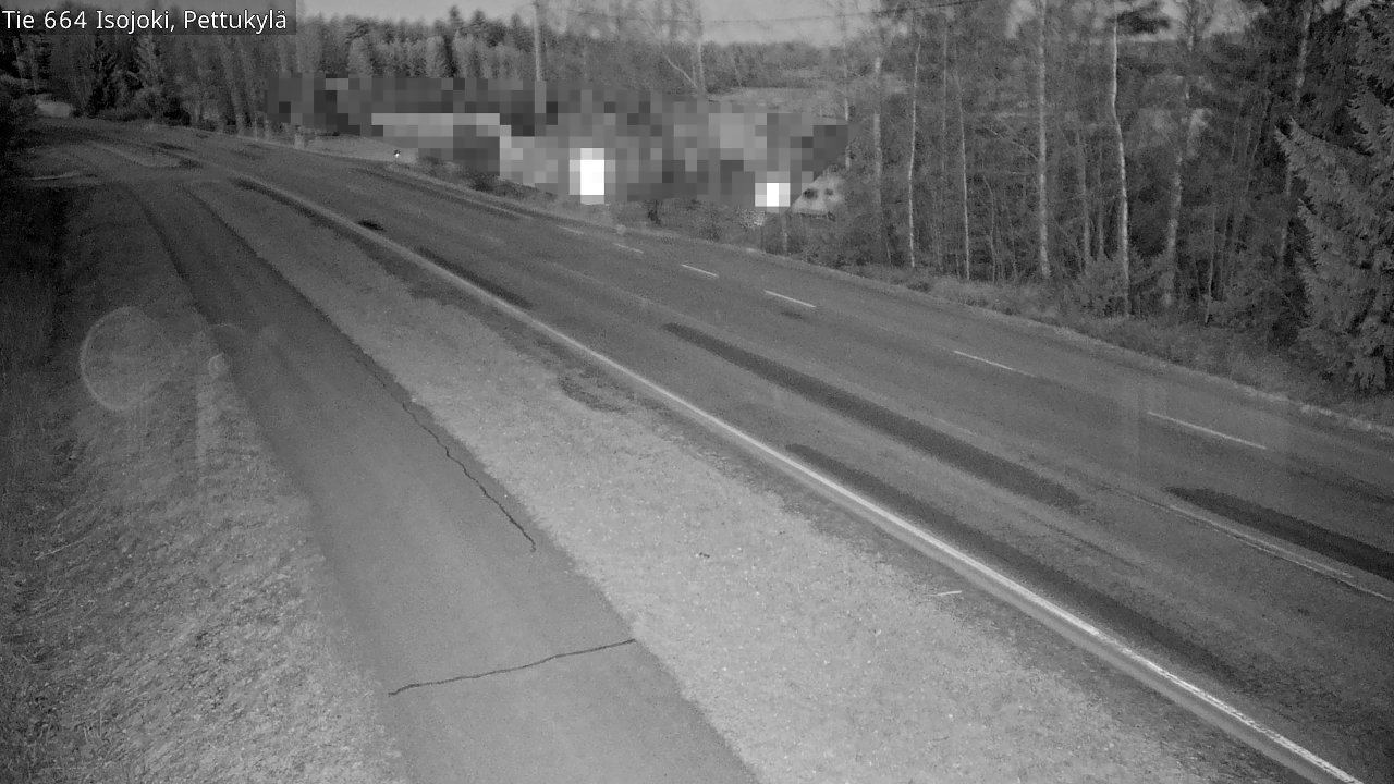 Weather Camera Image Road 664 Isojoki Pettukylä, Isojoki, Etelä-Pohjanmaa