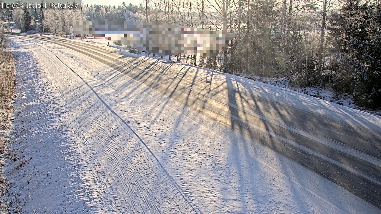 Weather Camera Image Road 664 Isojoki Pettukylä, Isojoki, Etelä-Pohjanmaa