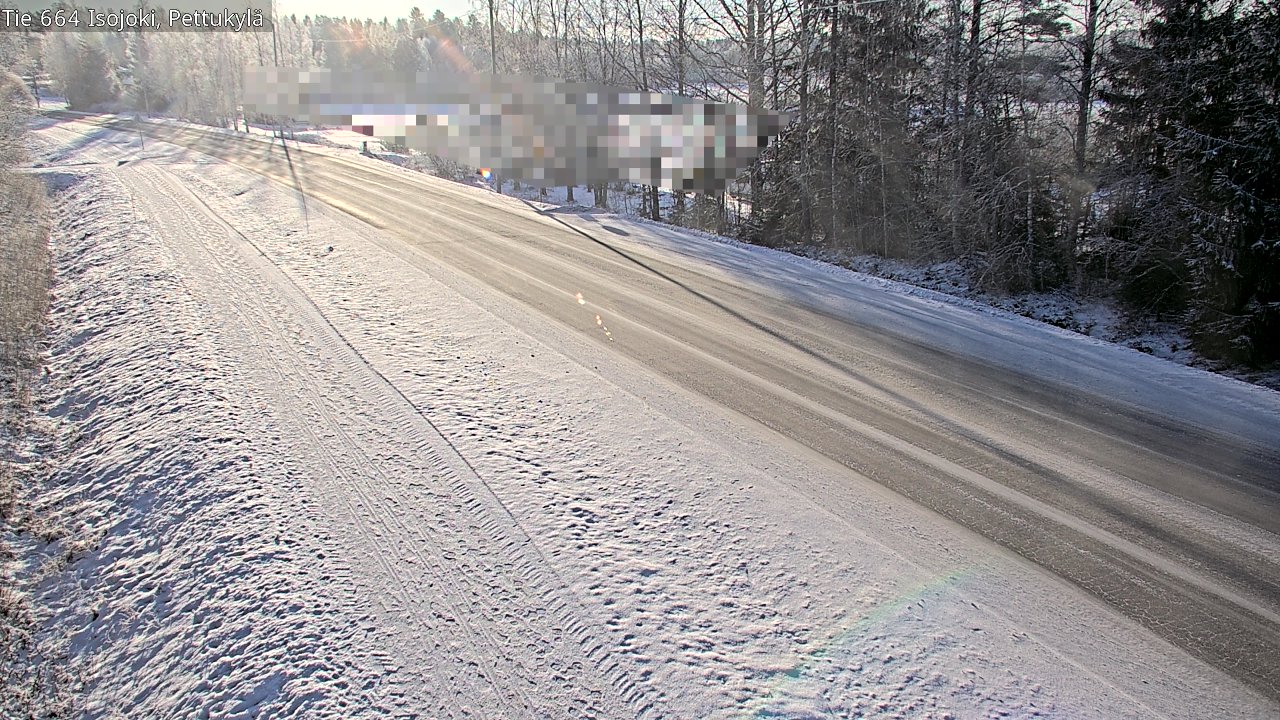 Weather Camera Image Road 664 Isojoki Pettukylä, Isojoki, Etelä-Pohjanmaa