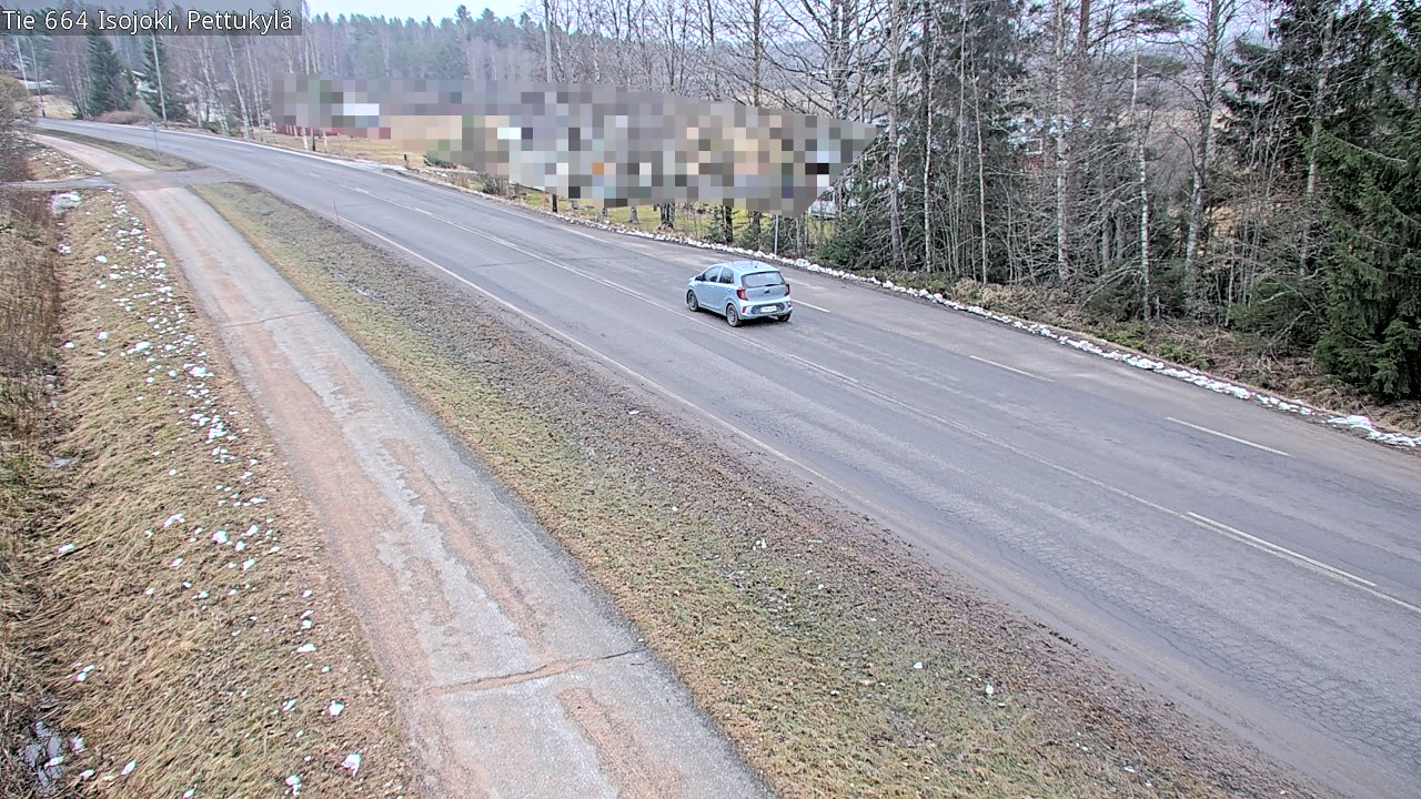 Weather Camera Image Väg 664 Storå Pettukylä, Isojoki, Etelä-Pohjanmaa