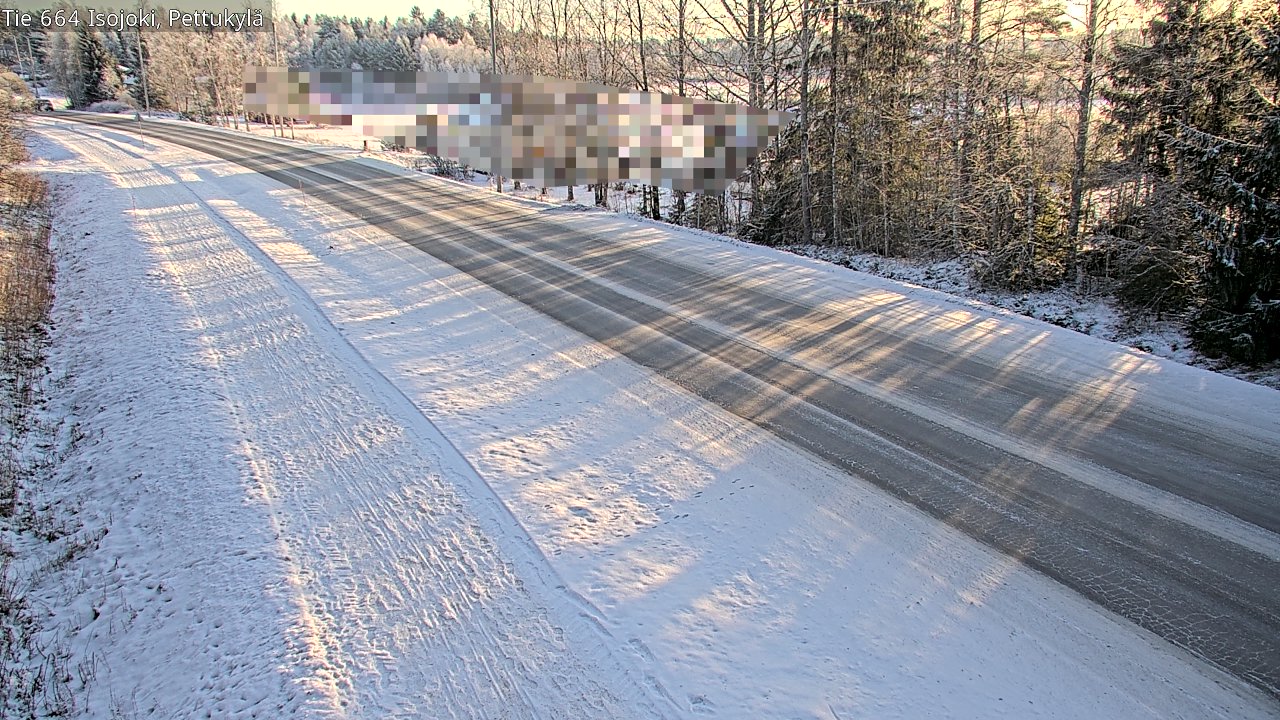 Weather Camera Image Road 664 Isojoki Pettukylä, Isojoki, Etelä-Pohjanmaa