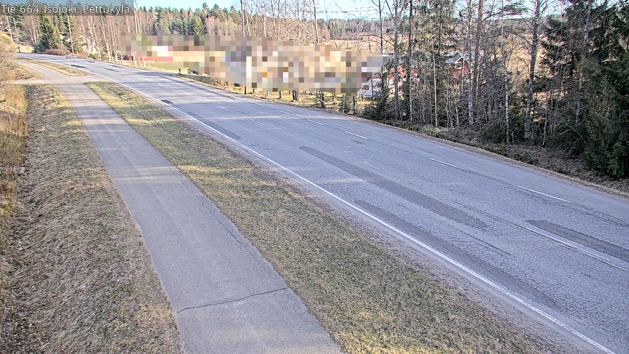 Weather Camera Image Väg 664 Storå Pettukylä, Isojoki, Etelä-Pohjanmaa