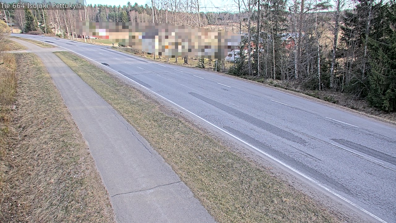 Weather Camera Image Väg 664 Storå Pettukylä, Isojoki, Etelä-Pohjanmaa