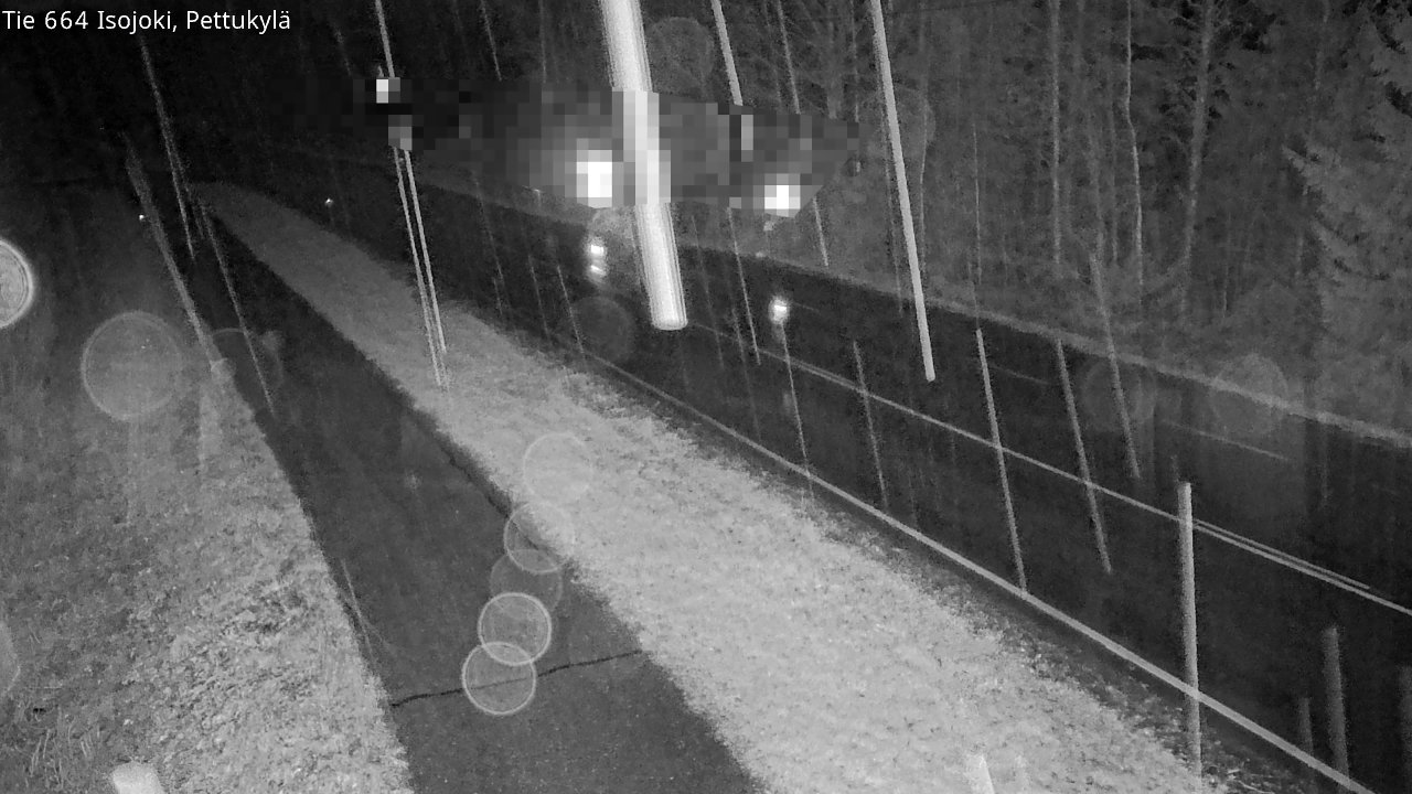 Weather Camera Image Väg 664 Storå Pettukylä, Isojoki, Etelä-Pohjanmaa