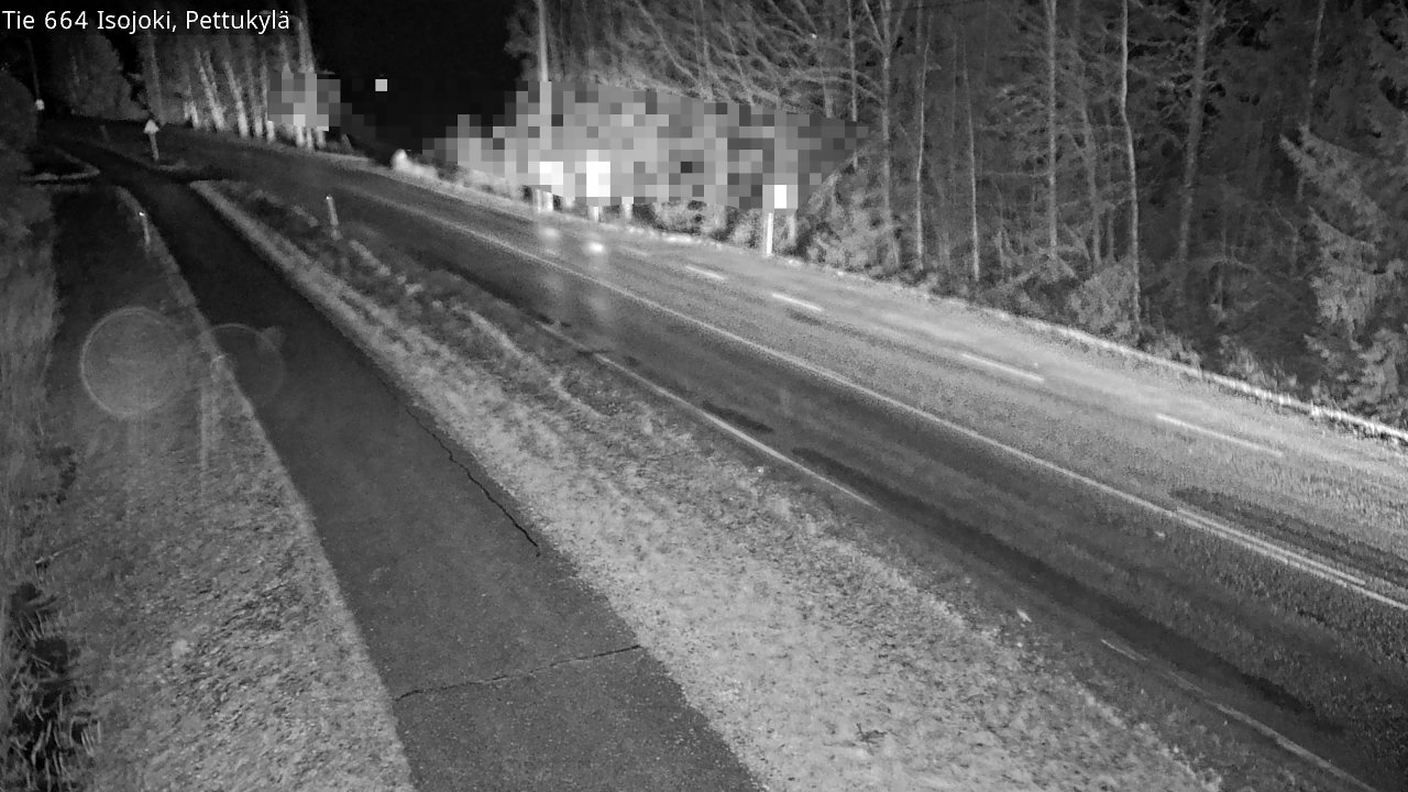 Weather Camera Image Road 664 Isojoki Pettukylä, Isojoki, Etelä-Pohjanmaa