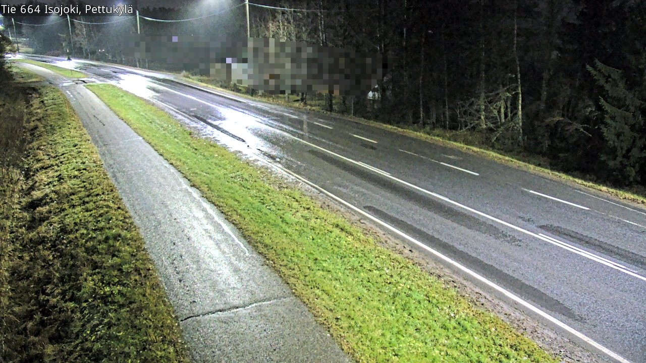 Weather Camera Image Road 664 Isojoki Pettukylä, Isojoki, Etelä-Pohjanmaa