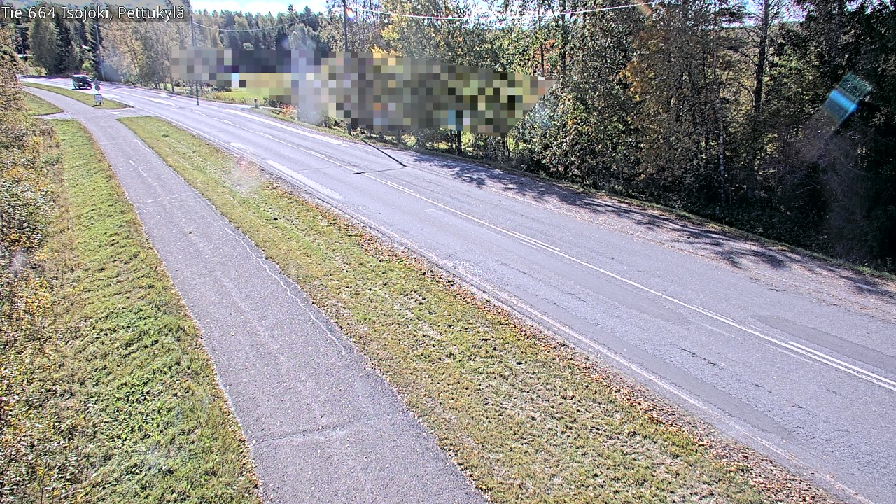 Weather Camera Image Road 664 Isojoki Pettukylä, Isojoki, Etelä-Pohjanmaa