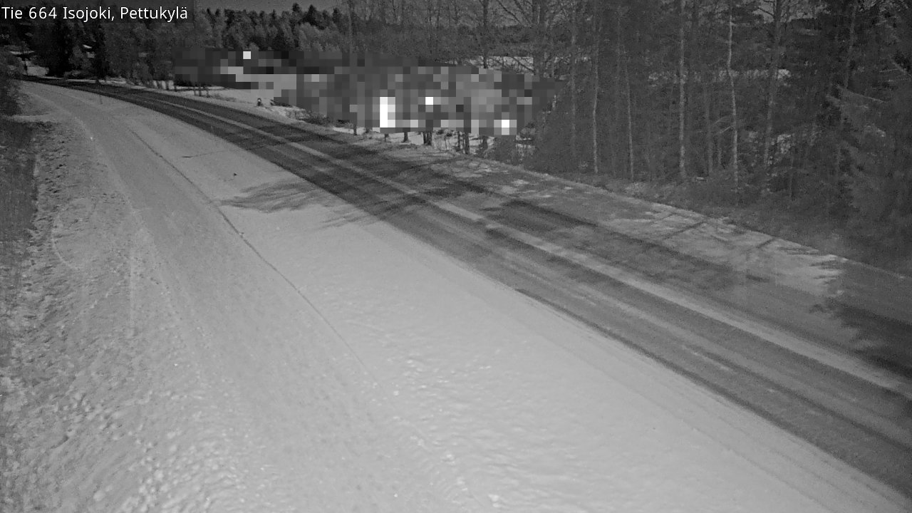 Weather Camera Image Road 664 Isojoki Pettukylä, Isojoki, Etelä-Pohjanmaa