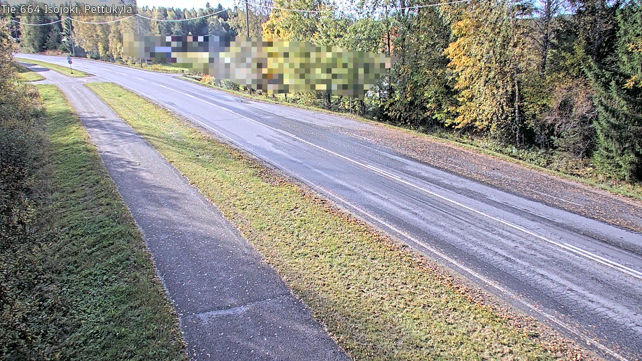 Weather Camera Image Road 664 Isojoki Pettukylä, Isojoki, Etelä-Pohjanmaa