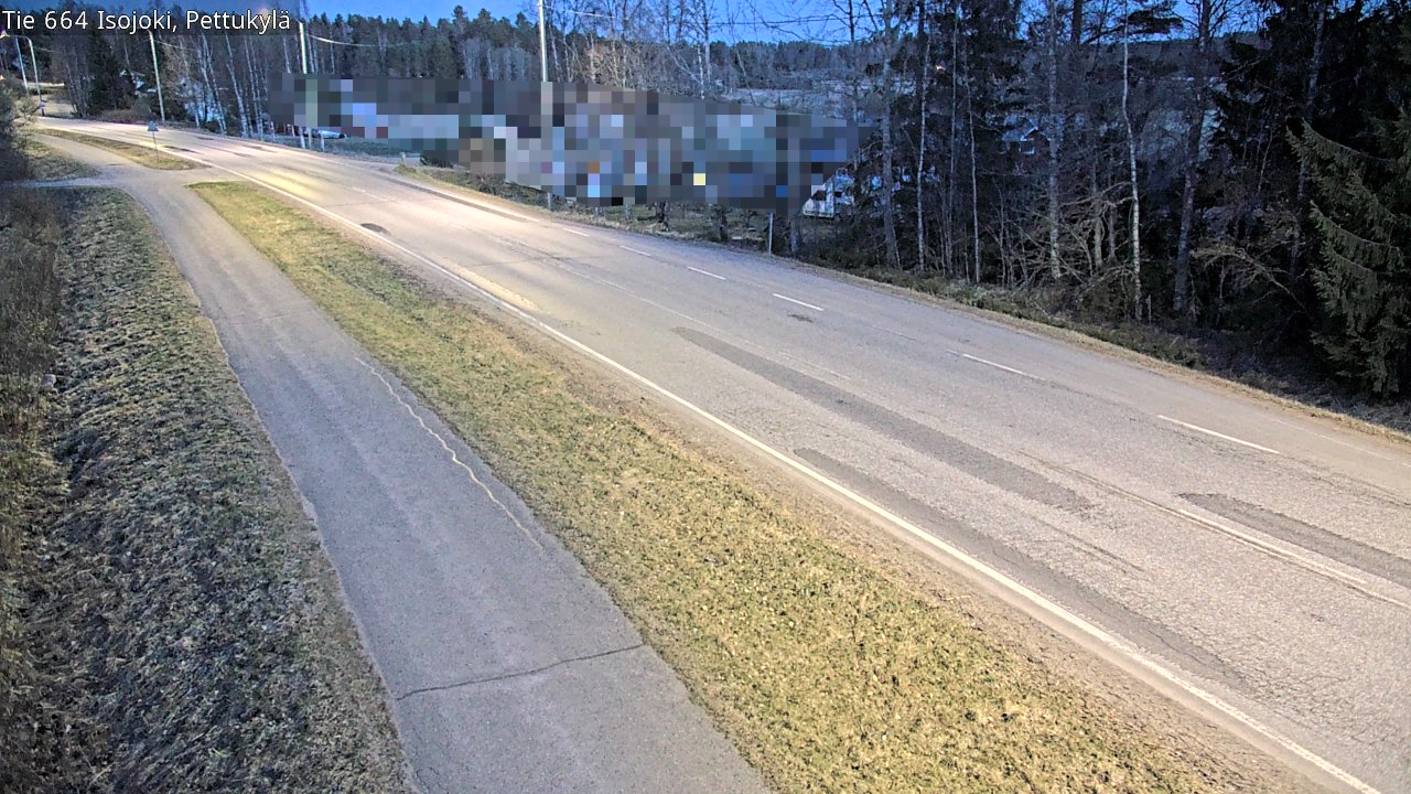 Weather Camera Image Väg 664 Storå Pettukylä, Isojoki, Etelä-Pohjanmaa