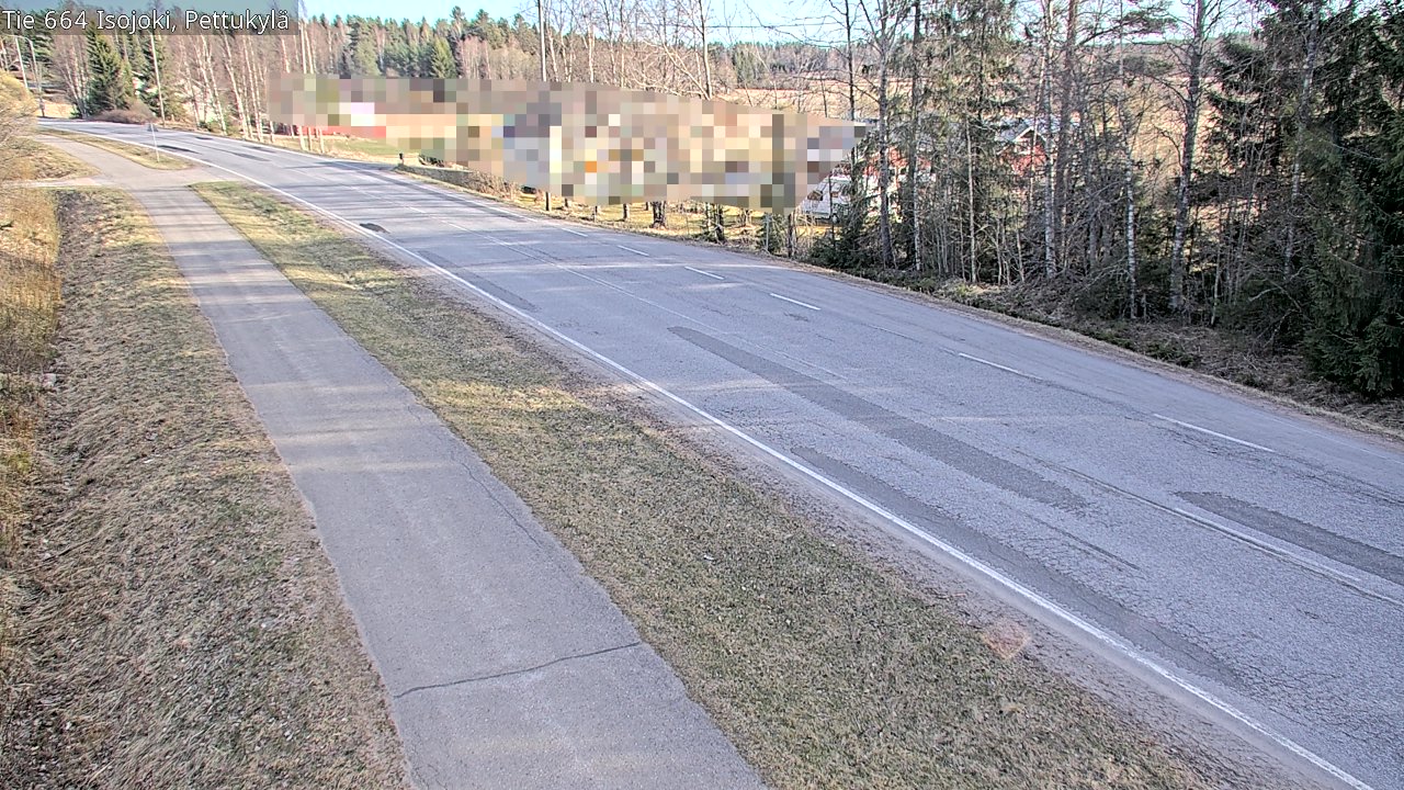 Weather Camera Image Väg 664 Storå Pettukylä, Isojoki, Etelä-Pohjanmaa