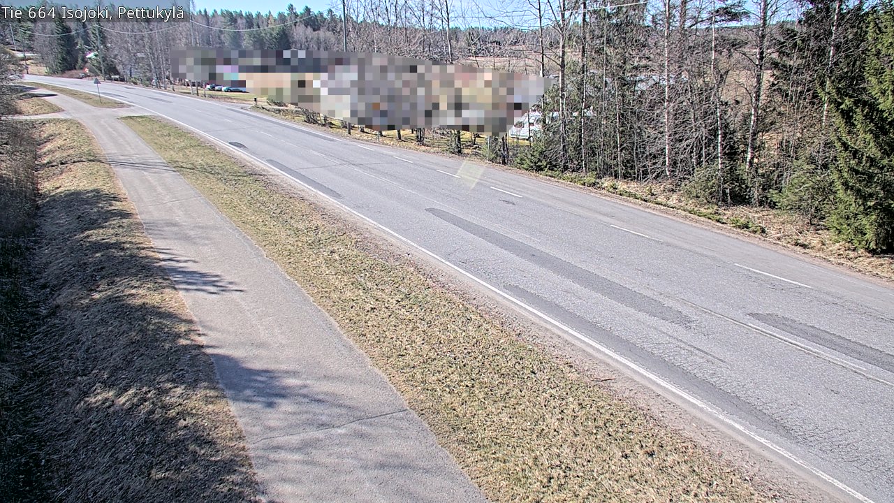 Weather Camera Image Väg 664 Storå Pettukylä, Isojoki, Etelä-Pohjanmaa